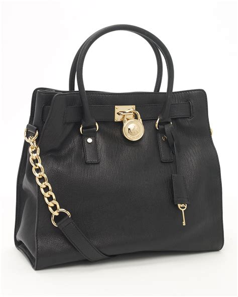 michael kors hamilton tote black reviews|michael kors hamilton studded tote.